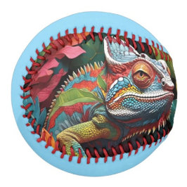 Lizard-Blätter und Farbe Baseball