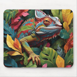Lizard-Blätter und Farbe Mousepad