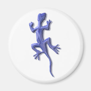 Lizard-Blau Magnet