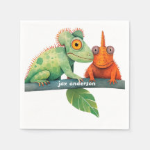 Lizard Colorful Birthday Party