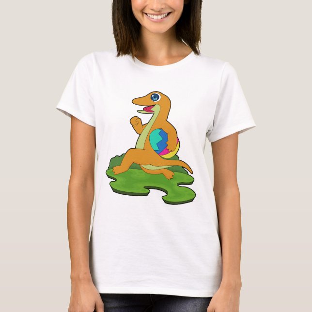 Lizard Easter Easter egg T-Shirt (Vorderseite)