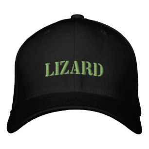 LIZARD EMBROIDERTE BASEBALL HAT BESTICKTE BASEBALLKAPPE