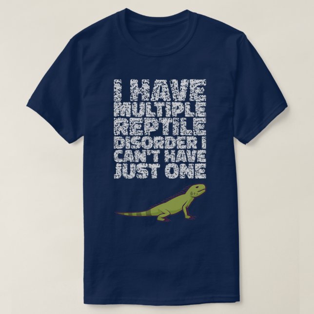 Lizard Geschenke für Reptile Lover Keeper 1 T-Shirt (Design vorne)
