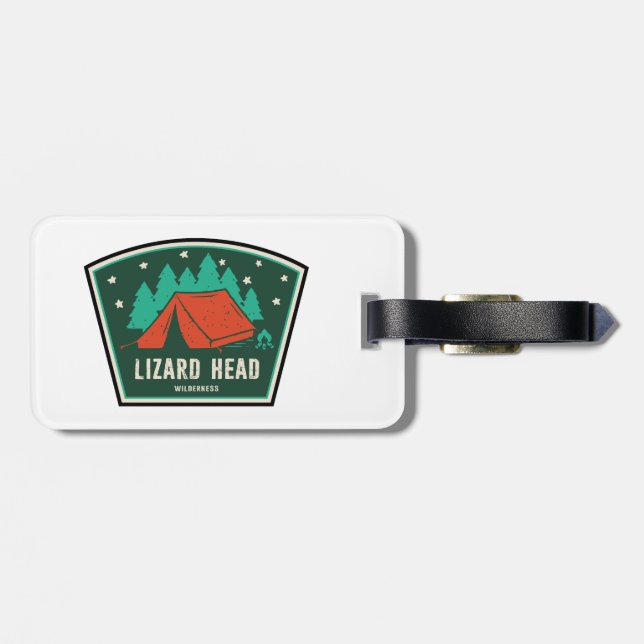 Lizard Head Wilderness Colorado Camping Gepäckanhänger (Rückseite horizontal)