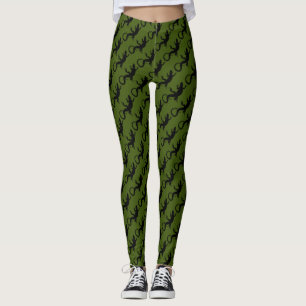 Lizard Leggings Reptile Wildlife Art Leggings