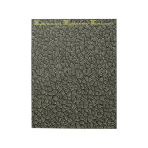 Lizard Litter Liner Green Scale Notizblock