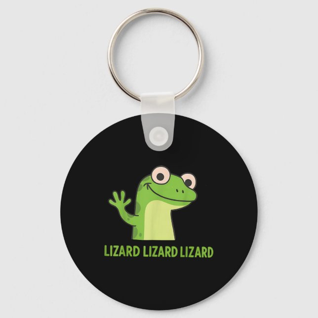 Lizard Lizard Lizard Funny Weirdcore Animal Meme G Schlüsselanhänger (Vorderseite)