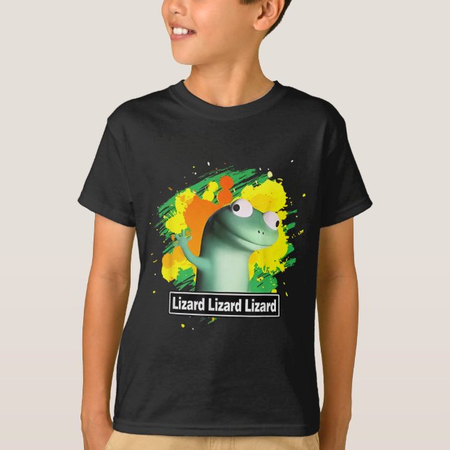 Lizard Lizard Lizard Shirt Funny Weirdcore (Vorderseite)