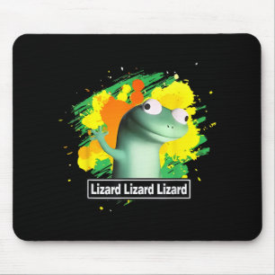 Lizard Lizard Lizard Shirt Funny Weirdcore Mousepad