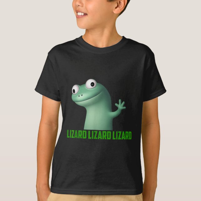 Lizard Meme Lizard Lizard Lizard Funny Graphic T-s T-Shirt (Vorderseite)
