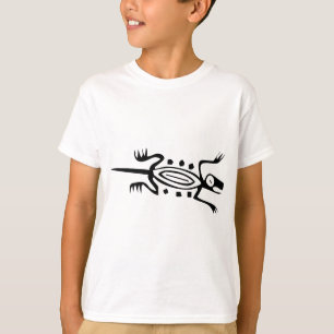 Lizard, mexikanische Hieroglyph (Maya) T-Shirt