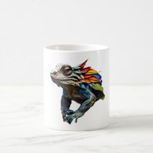 Lizard Mosaic Cup Festhalten Glas Design