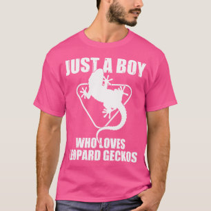 Lizard nur ein Junge, der Lieben Reptilien Leopard T-Shirt