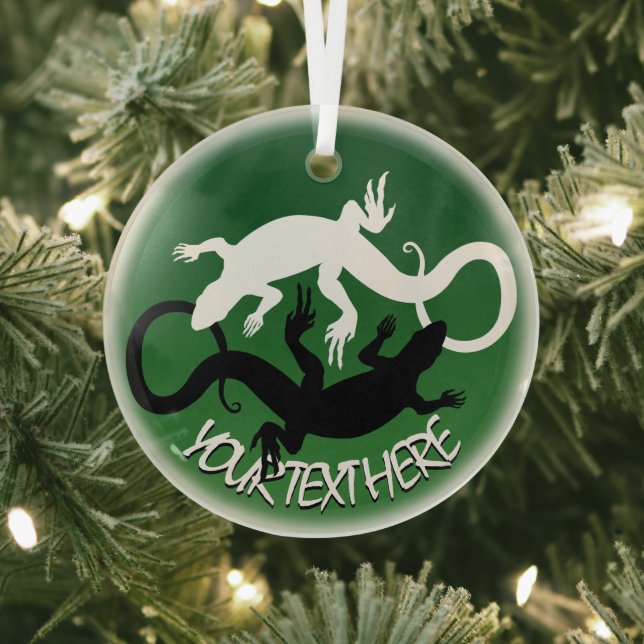 Lizard Ornament Personalisiert Reptile Dekoratione Aus Glas (InSitu)