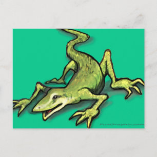 Lizard Postkarte