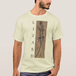 Lizard Sand Tan Südwest Tierdesign T-Shirt