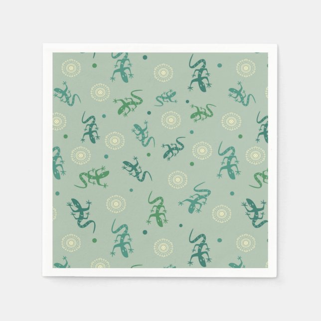 Lizard Serviette (Vorderseite)