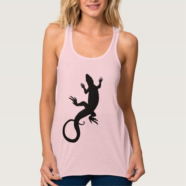 Lizard Shirts Women's Tank Top Reptile Art Shirts (Vorderseite)