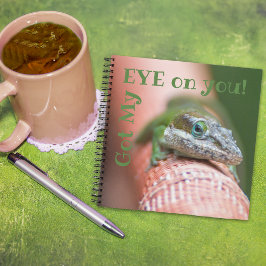 Lizard sieht dich an notizbuch