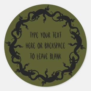 Lizard Stickers Personalisiert Lizard Art Stickers
