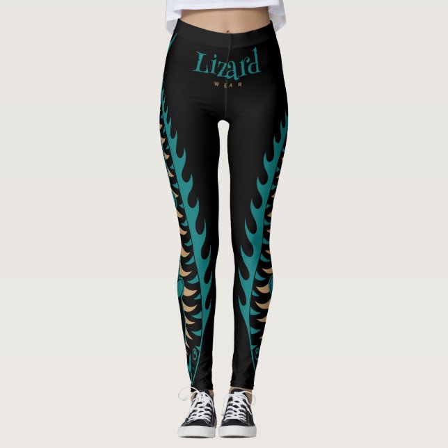 Lizard trägt Leggings (Vorderseite)