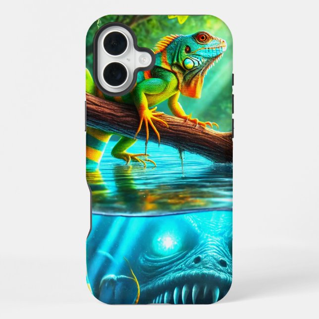 Lizard und Monster Phone Case iPhone 16 Plus Hülle (Rückseite)