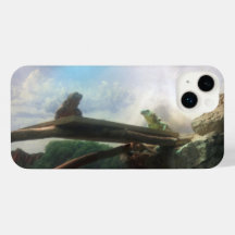 Lizards Face Off iPhone Case