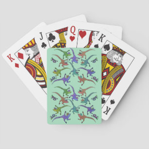 Lizards Leaping Cartes De Jeu