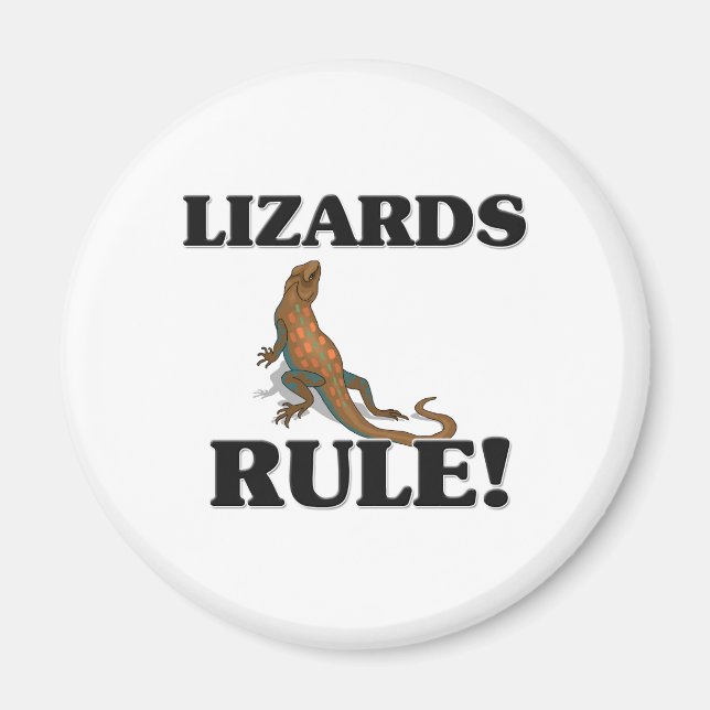 LIZARDS-Regel! Magnet (Vorne)