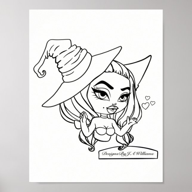 Lizbeth Colorez votre propre affiche (Devant)