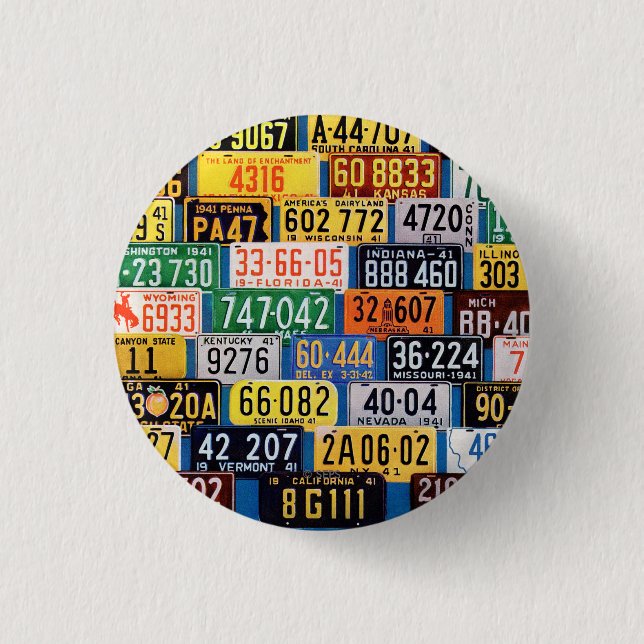 Lizenz-Teller durch H. Wilson Smith Button (Vorderseite)