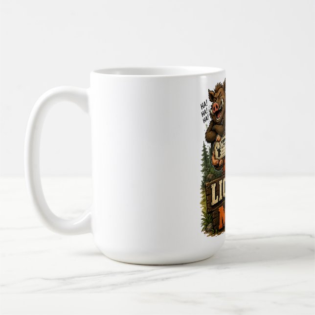 Lizenz zum Verfehlen Kaffeetasse (Links)