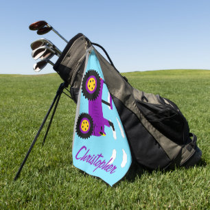 Lizenzfreies Traktor-Design Golfhandtuch