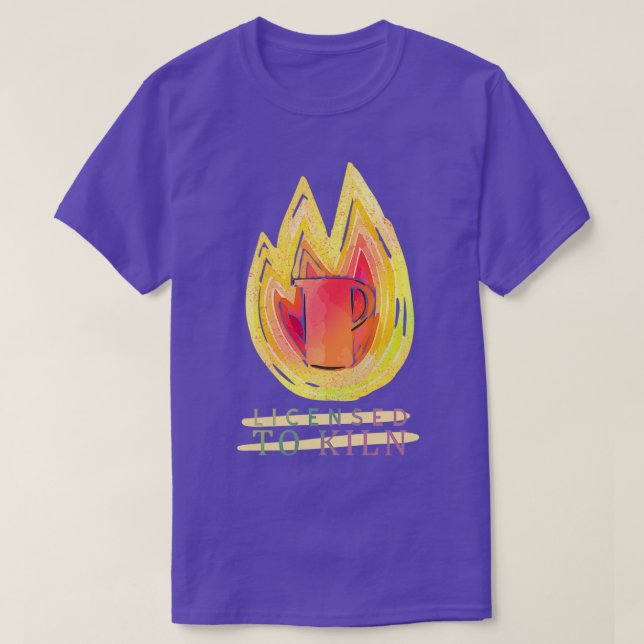 Lizenziert für Kiln Pottery 1 T-Shirt (Design vorne)