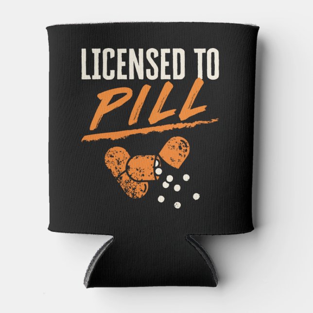 Lizenziert für Pill Pharmacy Tech CPhT Dosenkühler (Vorderseite)