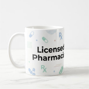 Lizenzierter Apotheker Personalisierter Becher M Kaffeetasse