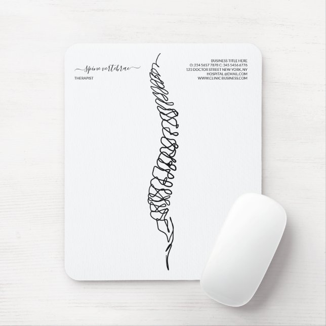 Lizenzierter Chiropraktiker Massage-Therapeut Mousepad (Mit Mouse)
