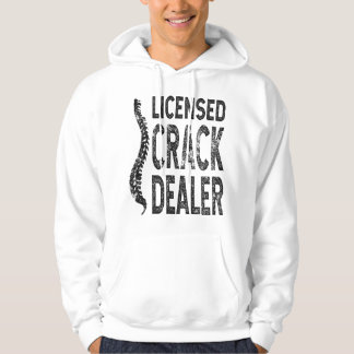 Lizenzierter Crack-Dealer Chiropraktik-Geschenk, L Hoodie