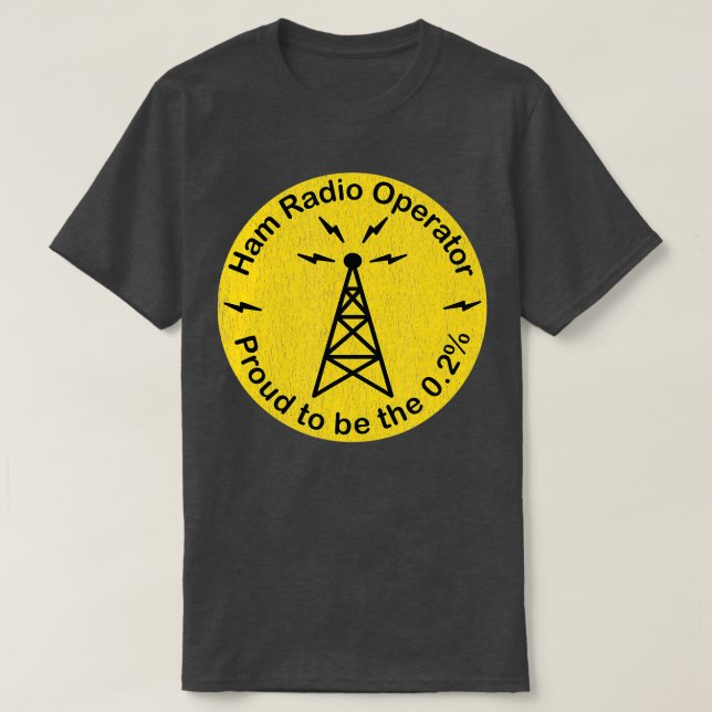 Lizenzierter Ham-Funkbetreiber T-Shirt (Design vorne)