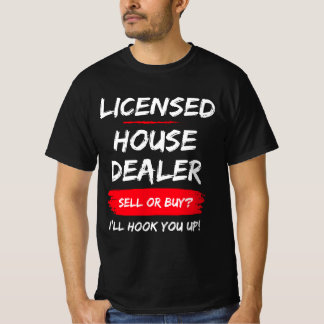 Lizenzierter Haus-"Händler" Männervertreter-T - Sh T-Shirt
