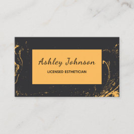 Lizenzierter Kosmetologe Modern Marble Visitenkarte