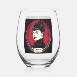 Lizzie Borden Stem Weinglas Ohne Stiel