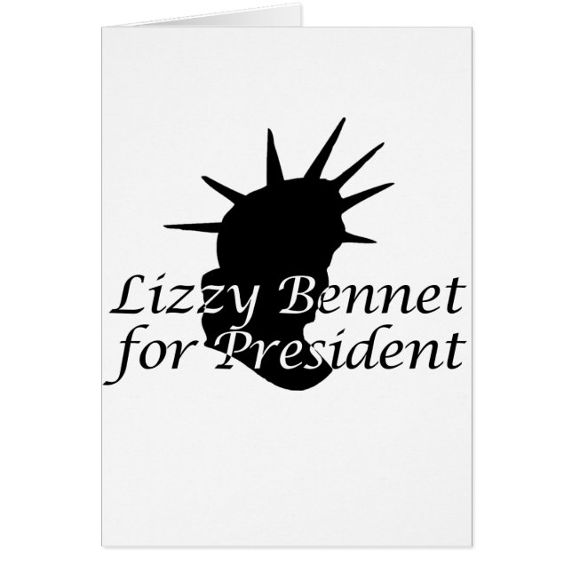 Lizzy Bennet für Präsidenten (Vorne)