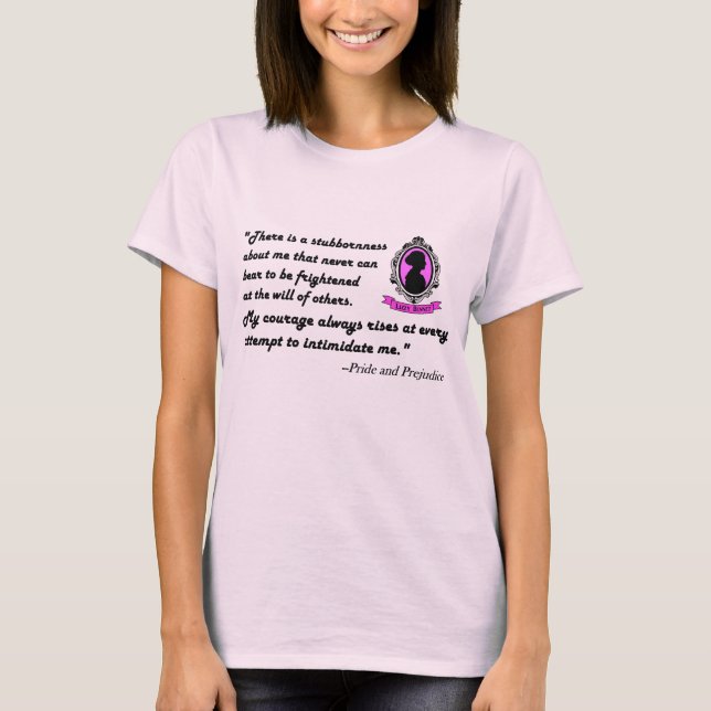 Lizzy Bennet Quote T - Shirt #1 (Vorderseite)