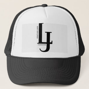 LJ Fashion Monogram Trucker-Mütze - Minimalist Sch Truckerkappe