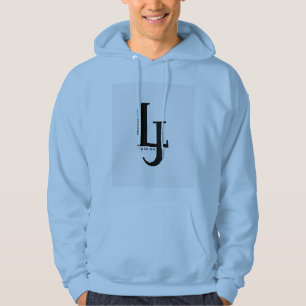 LJ Monogram Blaues Kapuzenpullover Königlich Bla Hoodie