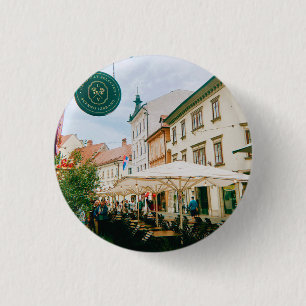 Ljubljana Cityscape Button