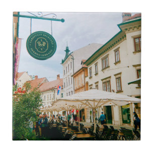 Ljubljana Cityscape Fliese