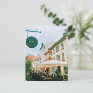 Ljubljana Cityscape Postkarte