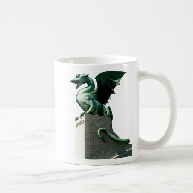 Ljubljana-Drache Kaffeetasse (Rechts)